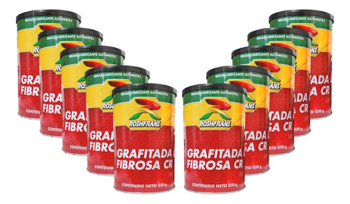 Kit Grasa Super Lubricante Gratitada Fibrosa Roshfrans 850g