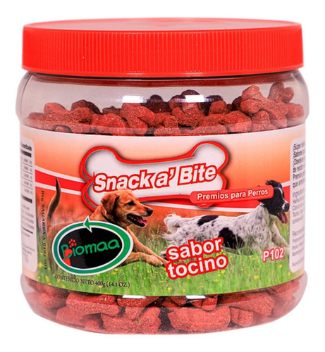 Premios Para Perro Galletas Sabor Tocino 400g