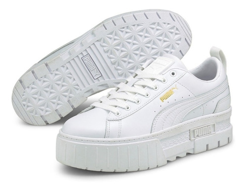 Zapatillas Puma Mujer Mayze Classic 384209 01 Blanco