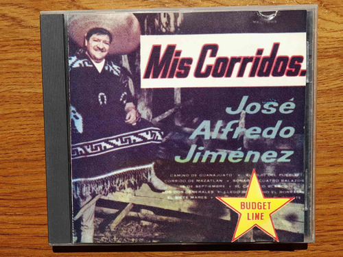 José Alfredo Jimenez.  Mis Corridos.  Cd Rca 1988