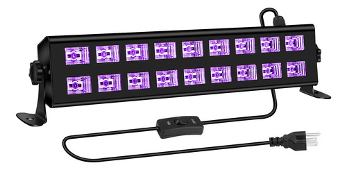 Barra Negra De Luces, De Oppsk, Cono 9 Leds De 3 W, Luz Negr