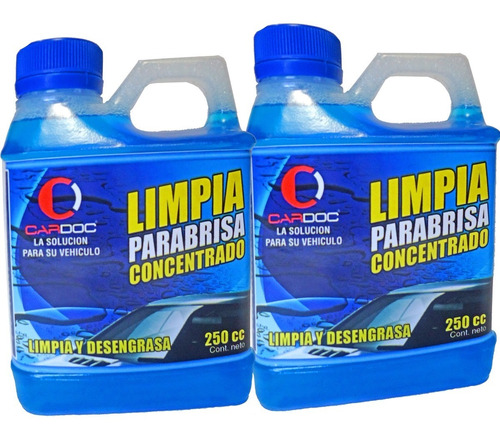 Liquido Limpiaparabrisas Concentrado Cardoc 250cc 