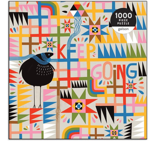 Puzzle 1000pcs, Keep Going Mudpuppy