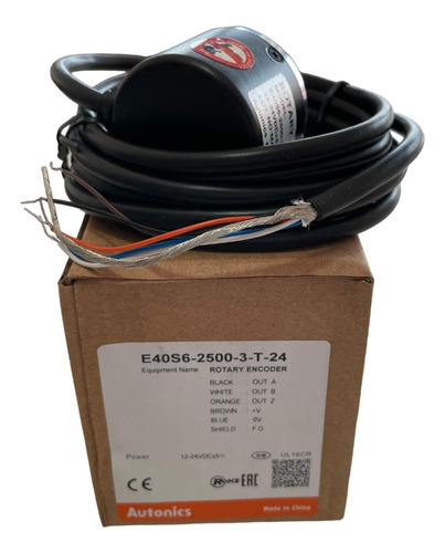 E40s6-2500-3-t-24 Encoder Incremental Rotativo Autonics