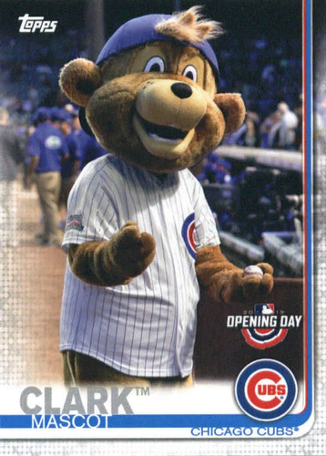 2019 Topps Día Inaugural Mascotas M-3 Clark Chicago Cubs Tar