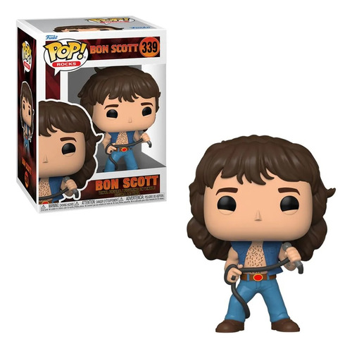 Funko Ac/dc Bon Scott 339 Original Nuevo