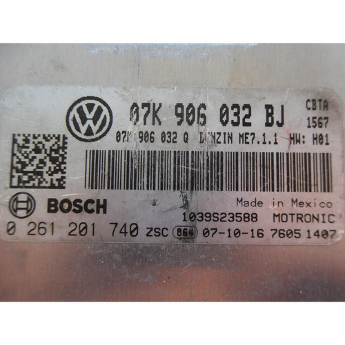 Computadora Vw Jetta Golf 2008 2.5lts 07k 906 032 Bj