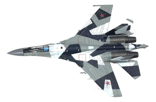 1:100 Ruso Su35 Fighter Diecast Airplane Niños Juguetes