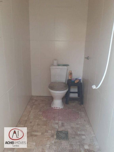 Imagem 9 de 11 de Casa Tipo Sobrado, Com 2 Dormitórios, À Venda, 130 M² Por R$ 420.000 - Vila Matias - Santos/sp - Ca2129