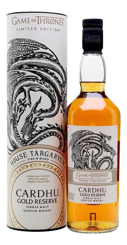 Whisky Cardhu Casa Targaryen 700ml - Edicion Game Of Thrones