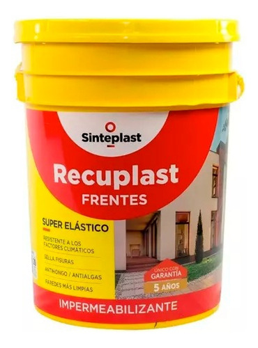 Recuplast Frent Impermeabilizante X 20l - 5 Años 