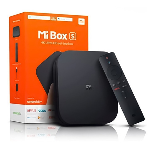 Tv Box Xiaomi Mi Box S Netflix Youtube 4k Hd Full - Otec