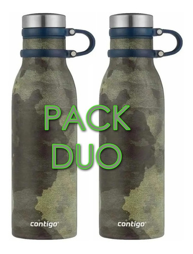 Botella Térmica Contigo Matterhorn Couture 591ml Pack Duo X2