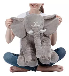 Peluche Elefante Almohada Bebe Niño 60 Cm Cojín