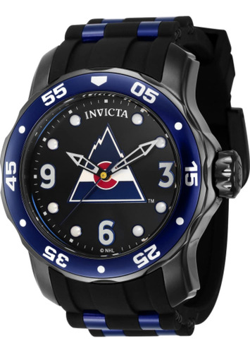 Reloj Invicta Nhl Colorado Avalanche Para Hombre Con Esfera