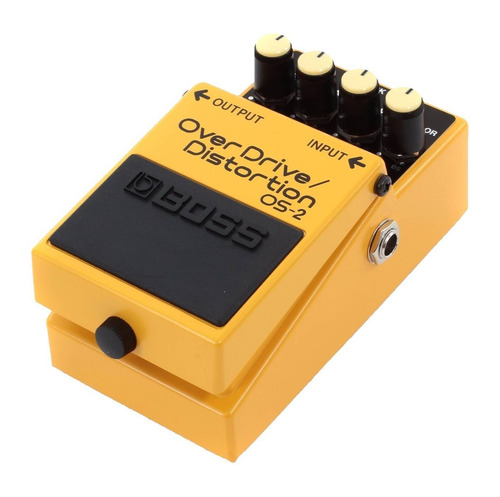 Imagen 2 de 4 de Pedal de efecto Boss OverDrive/Distortion OS-2 amarillo