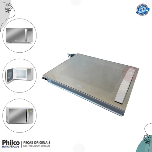 Porta Completa P/ Microondas Philco Pmo37es Pmo34e Original