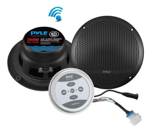 Parlantes O Altavoz Y Receptor Bluetooth Pyle Plmrkt9