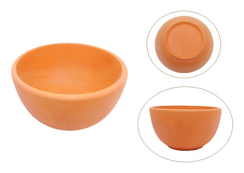 Vaso De Barro Decorativo Bowl Para Suculentas 19x10 Terrário