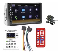 Comprar Radio Auto 2 Din Con Carplay Y Android Auto Y Camara Reversa