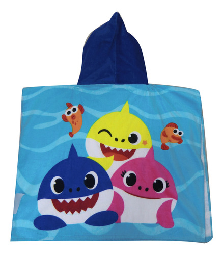 Bata Poncho De Baño Baby Shark - Varios Diseños