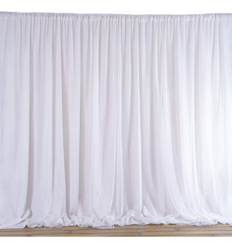 Ak Trading Paneles De Cortinas De Gasa Blanca De 115 X 120 P