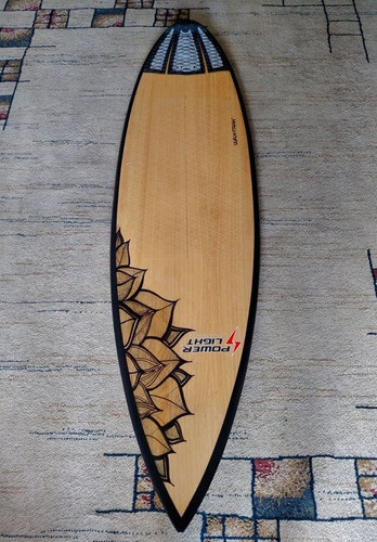 Powerlight Prancha Surf Frete Grátis Fcs2 Arte Deck Waxtrak