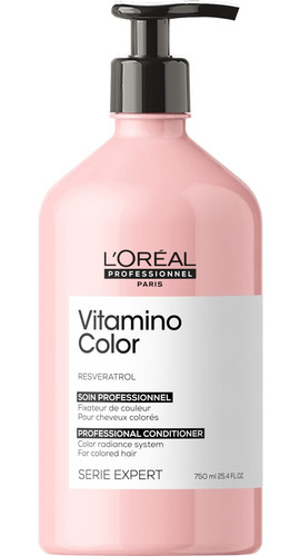 Imagen 1 de 1 de Acondicionador Vitamino Color Loreal Pro 750 Ml