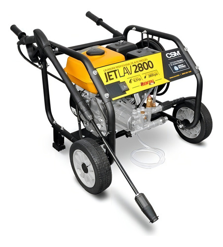 Lavadora Alta Pressão 6.50hp 2800lbs Gasolina Csm Jetlav2800 Cor Amarelo Frequência 60hz