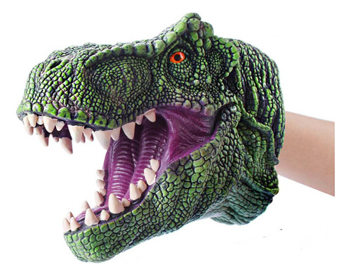 Muñeca De Mano Con Forma De Dinosaurio Realista, Regalo Para