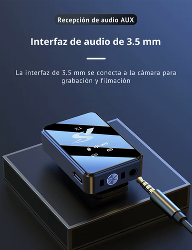 2 Micrófonos Lavalier Solapa Bluetooth Usb-c 3.5 Para iPhone