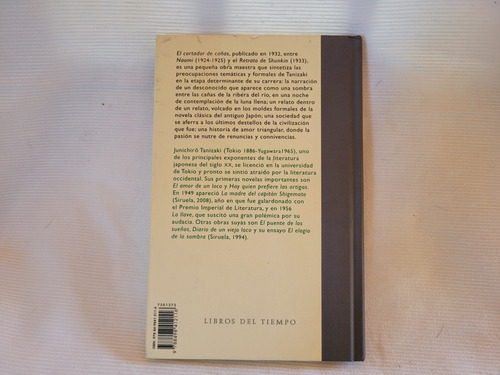 Imagen 3 de 5 de El Cortador De Cañas Junichiro Tanizaki Siruela Tapa Dura
