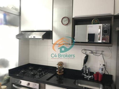 Apartamento Com 2 Dormitórios À Venda, 53 M² Por R$ 295.000,00 - Parque Cecap - Guarulhos/sp - Ap1861