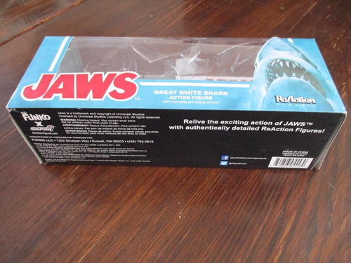 Funko Reaction Tiburón Jaws Great White Shark Vaulted
