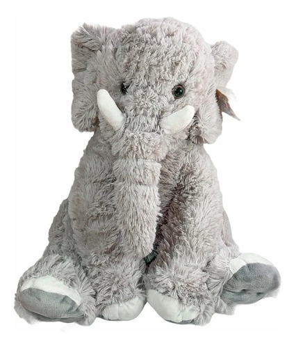 Elefante de peluche gris, 42 cm Fizzy