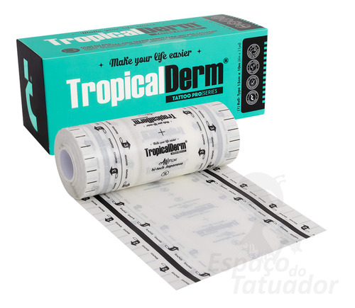 Tropicalderm Filme Fix Pro - Rolo - 15cm X 10m