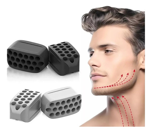 Ejercitador De Mandíbula Masticador Facial Mentón X 2 Uni 