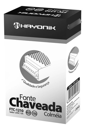 Fonte Chaveada Colmeia 10a 12v 120w Bivolt Aparelho Eletroni