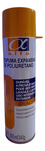 Espuma Expansiva 500ml/340g  Alfa