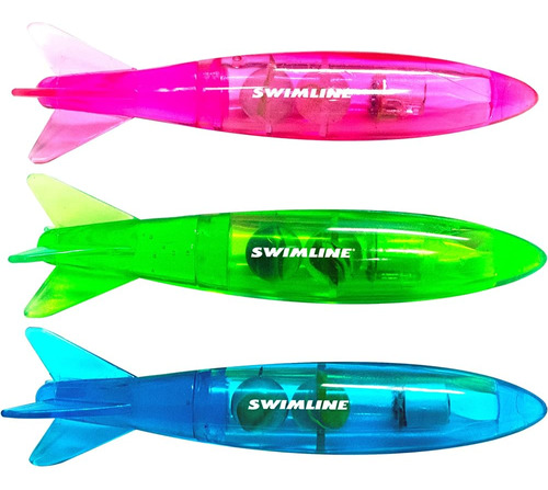 ~ Separados. Swimline Original 3-pack Diving Toys Led Light-