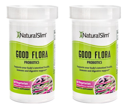 Imagen 2 de 3 de Good Flora Probióticos Natural Slim 60 Capsulas