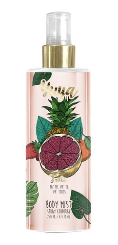 Yuya  Nuevo Body Mist  Fruta Pa' Mi, Pa' Ti, Pa' Todos 