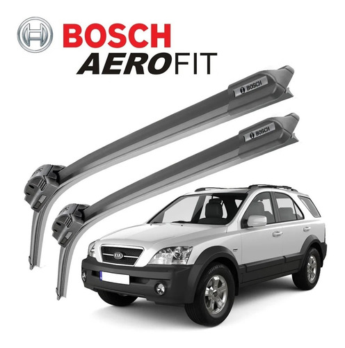 Escobillas X2 Limpiaparabrisas Aerofit Bosch K- Sorento 