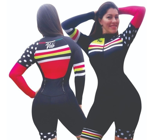 Enterizo Ciclismo Femenino Con Badana