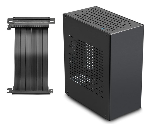 Mini Case De Aluminio Mini Itx Con Pcie Riser, Joyjom Mini P