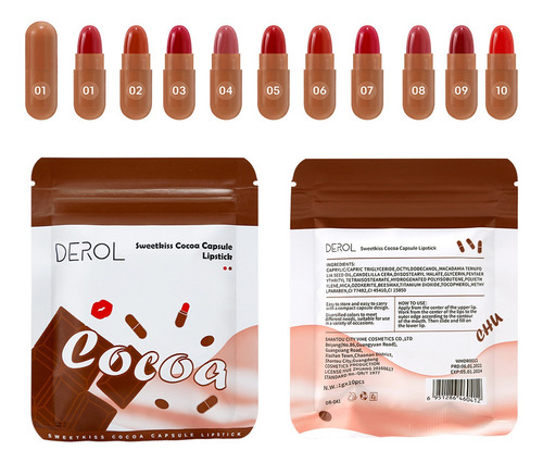 Lápiz Labial Efectivo Matte Set, Lápiz Labial Mate Star Ca