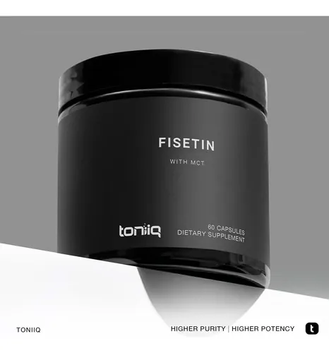 Toniiq Fisetina De Ultra Alta Pureza De 500 Mg