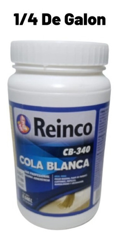 Pega Cola Blanca 1/4 De Galon Reinco