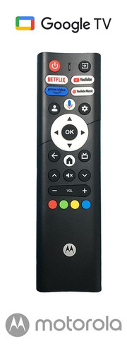 Smart Tv Pantalla 65 Pulgadas Motorola Google Tv Qled 4k Televisor Bluetooth WiFi HDMI USB AV