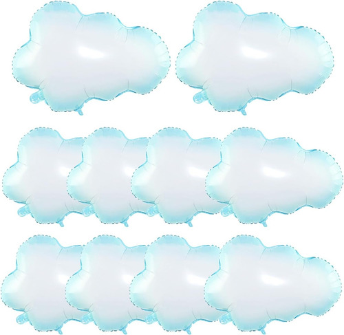 10 Globos De Nube Blanca ,decoración De Fiesta De Cumpleaños